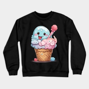 Ice Cream Emoji Crewneck Sweatshirt